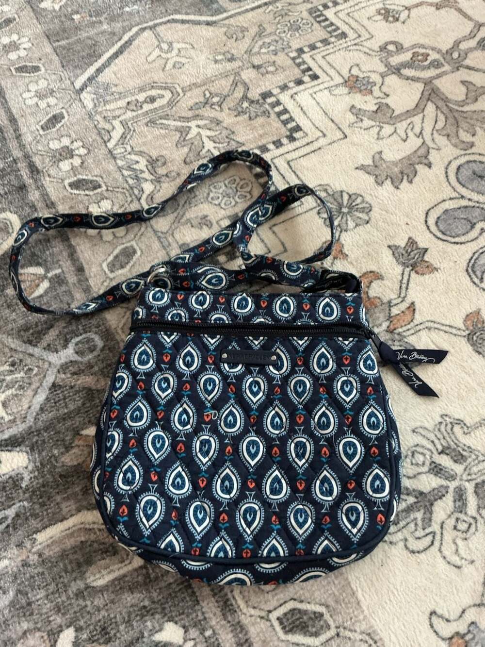Vera Bradley Quilted Crossbody Bag in Marrakesh Motifs Print